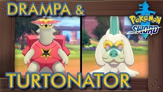 Pokémon Sword amp Shield  How to Catch Turtonator amp Drampa 2 Rarity Pokémon [upl. by Ahsad]