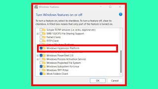 How To Turn On Or Off Windows Hypervisor Platform In Windows 11 [upl. by Incrocci255]