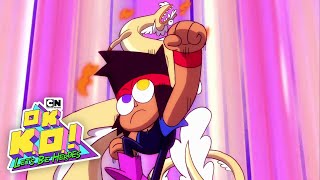 KO Duels a Dragon  OK KO Lets Be Heroes  Cartoon Network [upl. by Asimaj]