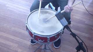 Snare drum solo snare drum march snare solo [upl. by Raycher]