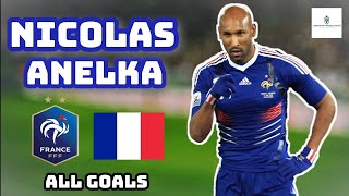 Nicolas Anelka  All 14 Goals for France [upl. by Yesnyl]