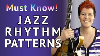 Jazz Guitar Rhythm Patterns  Comping Lesson For Jazz Beginners [upl. by Durwyn]