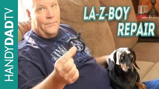 La Z Boy Couch Recliner Repair FREE [upl. by Airehs]