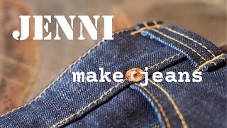 how to sew jeans tutorial home made [upl. by Mark]