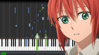 Here  Mahoutsukai no Yome 魔法使いの嫁 Opening Piano Synthesia [upl. by Fugate905]