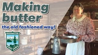 Making butter the old fashioned way [upl. by Decato685]