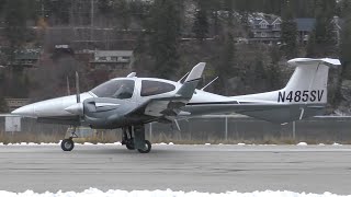 Diamond DA42 Twin Star Takeoff [upl. by Anawek]