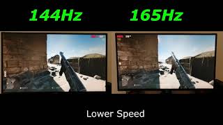 144Hz vs 165Hz  280FPS [upl. by Lrat270]