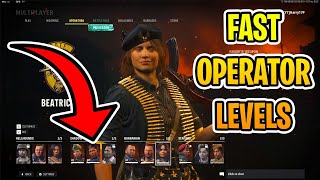 HOW TO LEVEL UP OPERATORS FAST in VANGUARD [upl. by Yanarp]