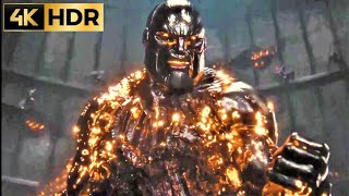 Darkseid Meets Steppenwolf Scene 4K HDR  Snyder Cut [upl. by Oicnedurp]