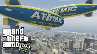 GTA 5 Blimp vs Blimp  Atomic Blimp Battle [upl. by Odille650]