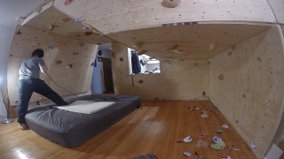 How To Build A Bouldering Wall In Your Home [upl. by Akihdar528]