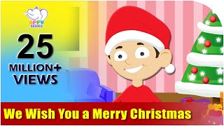 We Wish You a Merry Christmas with Lyrics  Kids Christmas Songs and Carols  Appu Series [upl. by Aniwde14]