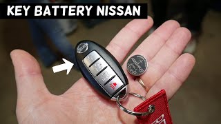 HOW TO REPLACE KEY FOB BATTERY ON NISSAN QASHQAI NISSAN XTERRA NISSAN FRONTIER X TRAIL [upl. by Em]