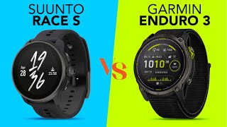 Suunto Race S vs Garmin Enduro 3 Ultimate Runner Watch [upl. by Okoyk]