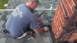 Fixing Damaged Chimney Flashing [upl. by Assennej]