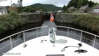 Dirona through Scotlands Crinan Canal MV Dirona Channel [upl. by Viguerie]