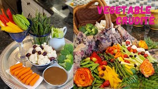 Crudités Three Ways  AMAZING Party Platters [upl. by Alysa]