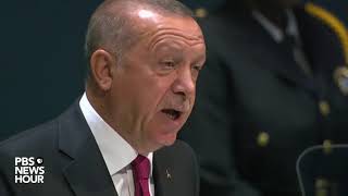 WATCH Turkey President Recep Tayyip Erdoğans full speech to the UN General Assembly [upl. by Linetta]