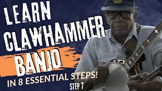 How to Play Clawhammer Banjo in 8 Essential Steps STEP 7 [upl. by Ayotak]