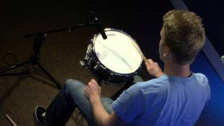 Tuning Your Snare Drum  Drum Lesson DRUMEO [upl. by Enelehcim]