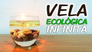 Como hacer una VELA ECOLÓGICA INFINITA 🕯️ [upl. by Elyn]