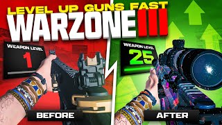 The FASTEST Way To Level Up Guns in Warzone 3 [upl. by Oibirot]