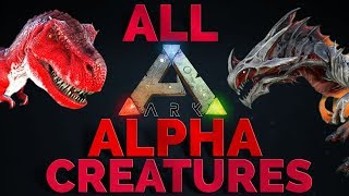 All ARK ALPHA DINOS Spawn Commands  PC Xbox PS4 [upl. by Harding746]