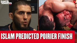 Islam Makhachev CORRECTLY PREDICTS finishing Dustin Poirier at UFC 302  Daniel Cormier [upl. by Hightower]