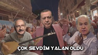 RTE amp Kılıçdaroğlu  Çok Sevdim Yalan Oldu Ft Bahçeli [upl. by Iegres]