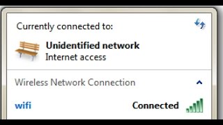 how to fix solve unidentified network problem on windows7810no internet accesslimited access [upl. by Ahsieit]