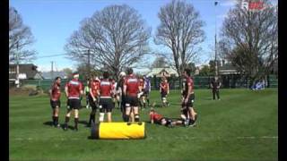 R80 Rugby Coaching Ruck Defence Drill with Scott Robertson [upl. by Aleehs]