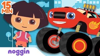 Math amp Science for Kids w Blaze PAW Patrol amp Dora ⚛️ Noggin  Nick Jr [upl. by Idnar852]