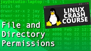 Linux Crash Course  Understanding File amp Directory Permissions [upl. by Laval537]