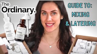 The Ordinary  ULTIMATE GUIDE TO MIXING amp LAYERING SKINCARE [upl. by Cantlon767]