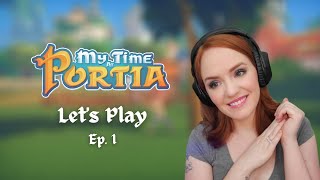 My Time at Portia Lets Play  I am in LOVE with this game EP 1 [upl. by Ativahs]