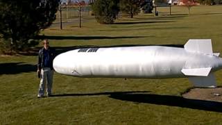 Solar Powered Blimp Drone Prototype [upl. by Nosyla871]