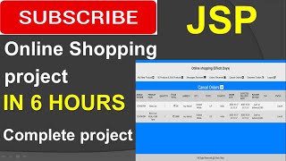 Online Shopping project in jsp Eclipse IDETomcat  MySQL Database Complete Project step by step [upl. by Arihas]