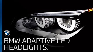 BMW UK  BMW Adaptive LED Headlights [upl. by Sihtam]