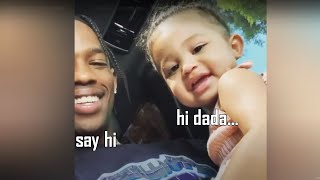 Travis Scott and Stormi being daddaughter goals for 4 minutes straight [upl. by Nnylkoorb262]