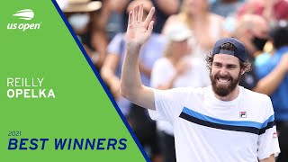 Reilly Opelkas Best Winners  2021 US Open [upl. by Lusty409]