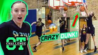 Paige Bueckers DUNKS In Overtime Challenge Gets SHOCKED By Azzi Fudd amp Claps Back At Kyree Walker [upl. by Androw]