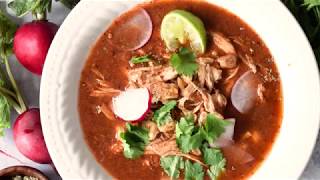 Mexican Slow Cooker Chicken Posole [upl. by Asilana418]