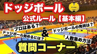 【簡単】公式ドッジボールルール基本編よくあるQ＆A [upl. by Okiruy]