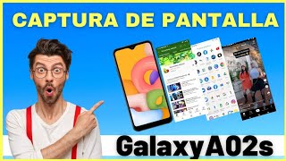 Como Hacer Captura de Pantalla Samsung Galaxy A02s [upl. by Ermengarde]