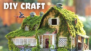 Miniature quotKikis Delivery Servicequot House diorama  Studio Ghibli Crafts [upl. by Wylde107]