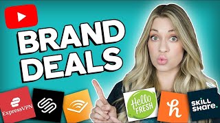 YouTube Sponsorships 101 How to Get PAID Brand Deals Even with 1000 Subscribers [upl. by Lenad]