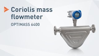 OPTIMASS 6400 – Coriolis mass flowmeter for the process industry  KROHNE [upl. by Rutherfurd]