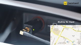 Car GPS Blocker Signal Jammer Professional Shield Tracking System  Gearbestcom [upl. by Ihpen]