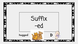 Suffix ED Sounds like D  4 Minute Phonics [upl. by Derdlim]